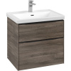 VILLEROY & BOCH Subway 3.0 závesná skrinka pod umývadlo, 2 zásuvky, 622 x 478 x 429 mm, Stone Oak, C57601RK