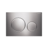 GEBERIT SIGMA20 ovládací gombík, chróm lesklý/chróm matný, 115.882.KH.1