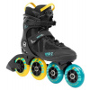 K2 Skates VO2 S 100 X BOA Inline korčule Unisex Čierna - Modrá - Žltá Veľkosť EU: 44.5