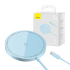 Baseus Simple Mini 3 15W magnetická indukčná nabíjačka (modrá)