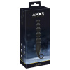 Anos Anal Beads with Vibration Black