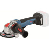 Bosch Akumulátorová uhlová brúska X-LOCK GWX 18V-10 PSC, 125 mm, solo 06017B0800