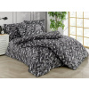 Prodloužené povlečení Satén 140x220, 70x90cm Adonis black - Brotex