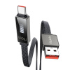 Mcdodo CA-4980 USB na USB-C s displejom, 1,2m, černý