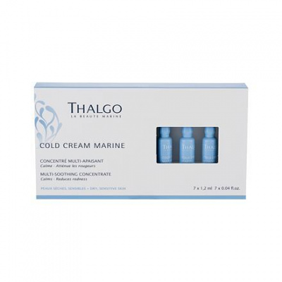 Thalgo Cold Cream Marine Multi-Soothing zklidňující sérum na pleť 7x1,2 ml pro ženy