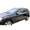 Deflektory okien pre MERCEDES klasa M, W 164, 5D 06/2005-2011 (+OT) 4ks (predné + zadné)