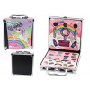 LEAN TOYS Beauty Set v kufri Očné tiene Glitters Laky na nechty čierne