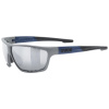 UVEX BRÝLE SPORTSTYLE 706 RHINO DEEP SPACE MAT / LITEMIRROR SILVER (CAT. 3) Množ. Uni (r. 2022)