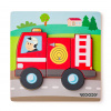 Woody puzzle detský hasič