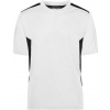 DAIBER JN 827 / Pánske vypasované tričko - white/carbon XXL