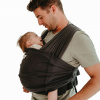 Babylonia ByKay Tricot-Easy – elastické nosítko, od 3 do 15 kg Farba: Dark Grey (hex code #49494b)