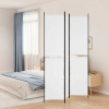 zahrada-XL 3-panelový paraván biely 150x220 cm látkový 350242