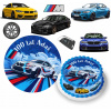 DIGITÁLNA TLAČ Jedlý obrázok na tortu BMW AUTO M BALÍČEK POSTAVY + DARČEK TEXT 3
