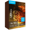 Modee Lighting LED vianočná reťaz 100 LED 10m 3xAA teplá biela