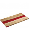 Servírovací prkénko, olivově červené 45×22×1,5 cm - Zassenhaus (Servírovací prkénko, olivové dřevo - Zassenhaus)