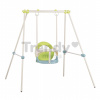 Hojdačka s kovovou konštrukciou 120 cm Metal Baby Swing Life Smoby s ochrannou hrazdou a UV filtrom od 6 mes - model 2025