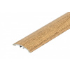 Cezar LAMINOVANÉ HLINÍKOVÝ PROFIL- ÚZKY PRECHODOVÝ PÁS VTLAČOVACÍ,silikónom Farba: Natural Oak, Šírka v mm: 30mm, Dĺžka: 1,8 bm