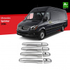 Nerez kryty kľučiek Mercedes Sprinter W906 - 8 ks