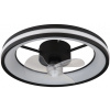 Globo Lighting Gatian stropný ventilátor 1x30 W čierna 03651