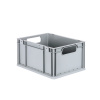 Euro prepravky classic-line B, madlá sivé, z PP, 400 x 300 x 220 mm, BJ = 8 ks