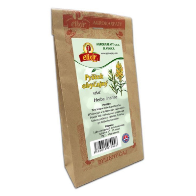 Agrokarpaty PYŠTEK OBYČAJNÝ vňať bylinný čaj 30 g