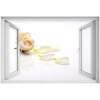 Self -adhézne 3D okno Pink Rose 90x60 (Self -adhézne 3D okno Pink Rose 90x60)