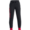 Detské športové tepláky Under Armour RIVAL FLEECE SCRIPT JGRS K čierne 1379789-001 - YXS