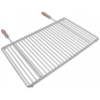 Grilovací rošt DEOS Nerezový grilovací rošt s nastaviteľnou šírkou 60-70x37cm s rukoväťou (DE1308)