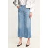 Džínsy s prímesou ľanu Tommy Hilfiger dámske, WW0WW44366 modrá 27/30