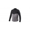 Pánska mikina celozips SENSOR COOLMAX THERMO steel šedá/čierna 3XL