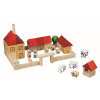 Detoa Drevená stavebnica Farma 100 ks