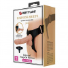 Pretty Love Jerry – univerzálny strap-on postroj (nohavičky) s realistickým dildom 21,8 cm, telový