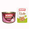 RINTI Gold, 12 x 185 g + 100 g Filetto kapsička v želé kačica a zelenina - teľacie kúsky