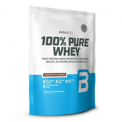 BioTechUSA 100% Pure Whey 1000 g - BioTechUSA - čokoláda arašídové maslo