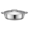 FISKARS 1064749 Zapekacia misa s pokrievkou All Steel, 28 cm