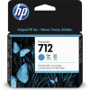HP 712 Inkoustová náplň azurová; 3ED67A