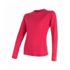 SENSOR Termoprádlo Merino DF Dámske Tričko dl.rukáv MAGENTA - M