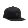 Fox Racing Fox Head Snapback Hat, šiltovka - Black/Charcoal