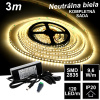LEDprodukt 3m SMD2835 120LED/m IP20 neutrálna b. - KOMPLETNÁ SADA