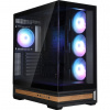 Zalman skříň P40 Namu / midT/ 4x120mm ARGB fan / 2xUSB 3.0 / USB-C / panoramatická / dřevěné doplňky / černá P40 Namu Black