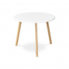 AUTRONIC Konferenčný stolík 60x60cm, mdf, biela, AF-1144 WT