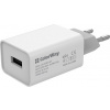 COLORWAY 1x USB/ síťová nabíječka/ 10W/ 100V-240V/ Bílá CW-CHS012-WT