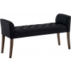 Design-Shop Cleopatra Chaiselongue antik tmavé Čierna