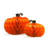 Halloween dekorácia - tekvicový lampión - papier - 25/30 cm - 2 ks / balenie