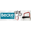 Nástenný držiak na bicykel Becke 40 kg červený