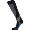 BLIZZARD Wool Sport ski socks, black/turquoise - 35/38
