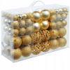 Vianočné ozdoby - Vianočné gule 6/4 / 3cm 100ks Gold Set (Vianočné ozdoby - Vianočné gule 6/4 / 3cm 100ks Gold Set)
