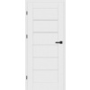 ERKADO SET Rámové dvere Daglézia 4 presklené, fólia Premium Biela Kôra + zárubeň ERK-DAGLEZIA4-PrBielKora
