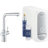 GROHE Blue Home páková drezová batéria Duo s chladiacim zariadením a filtráciou, s vyťažiteľným výtokom, výška výtoku 331 mm, chróm, 31539000