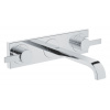 GROHE Allure Umývadlová 3-otvorová batéria, s pákovým ovládaním, rozpätie 220 mm,chróm GRO 20193000